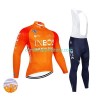 Maillot Cyclisme Hiver + Collant à Bretelles 2022 Ineos Grenadiers N002
